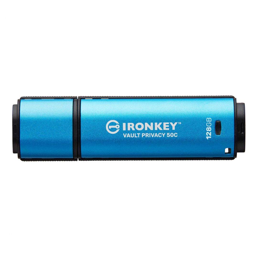 Kingston 128GB IronKey Vault Privacy 50C USB3.2 Blue