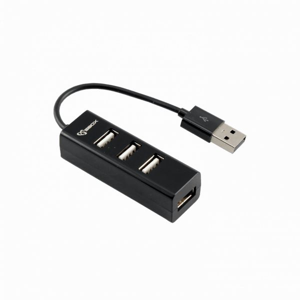 SBOX H-204 USB Hub Black