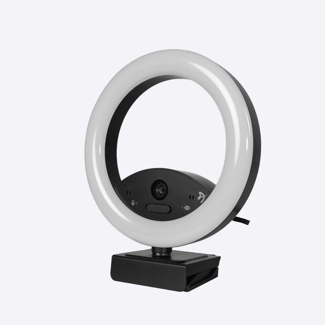 Arozzi Occhio - True Privacy Ring Light Webkamera Black