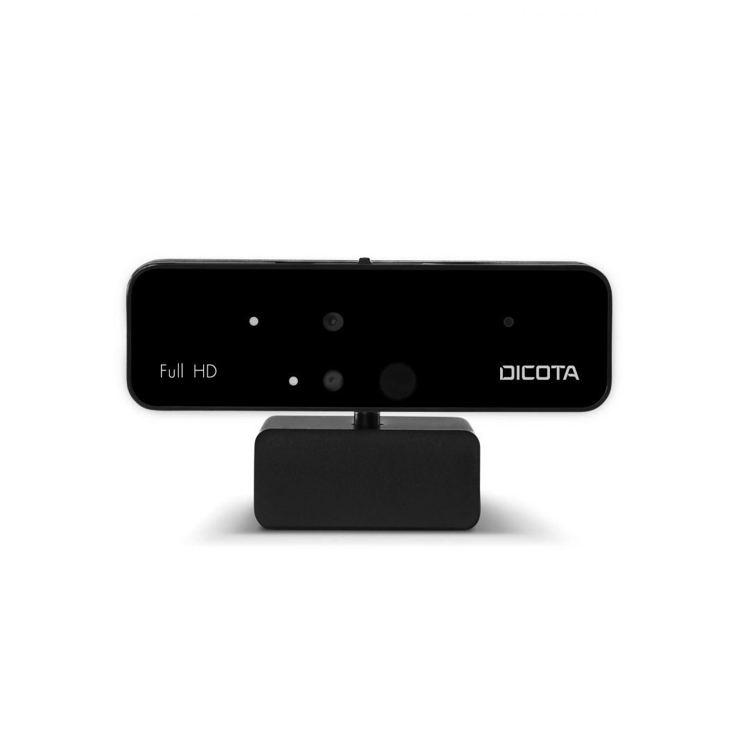 Dicota PRO Face Recognition Webkamera Black