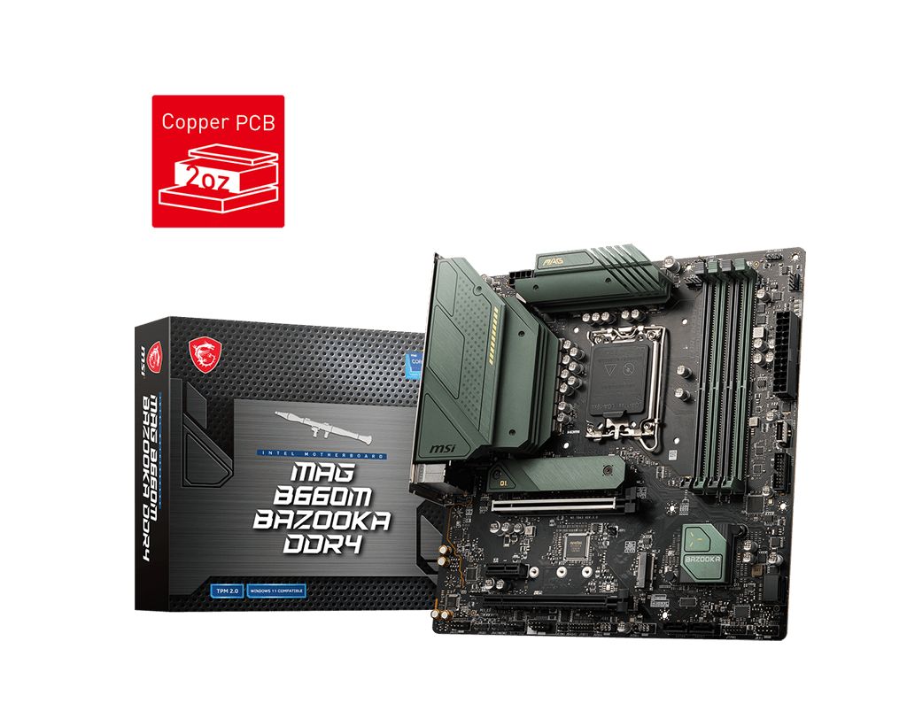 Msi MAG B660M BAZOOKA DDR4