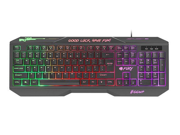 FURY HellFire 2 Gaming keyboard Black HU