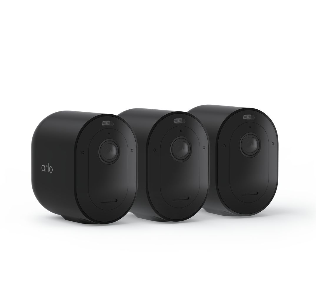 Arlo Pro 5S 2K Wireless Outdoor Security Camera (3 Camera Kit) (Base station not included) Black