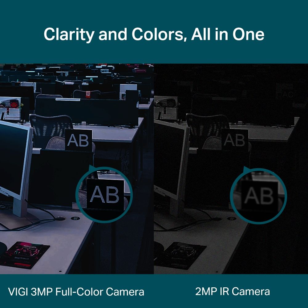 TP-Link VIGI C430 (2.8mm) 3MP Full-Color Turret Network Camera