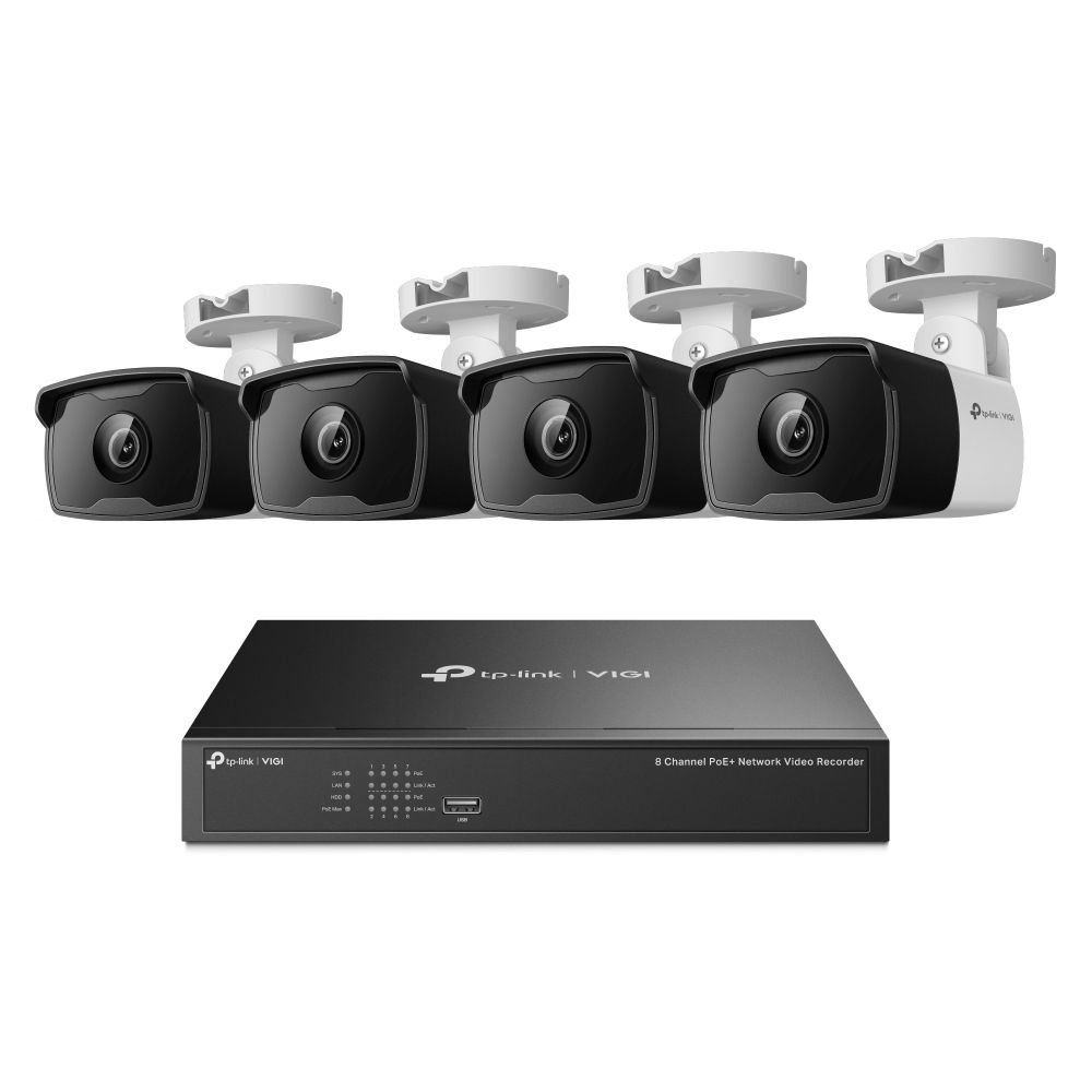 TP-Link VIGI NK8P-B434I VIGI 3MP Bullet IPC & 8 Channel PoE+ NVR KIT