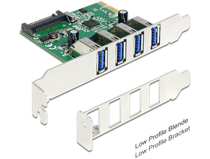 DeLock PCI Express Card > 4x external USB 3.0