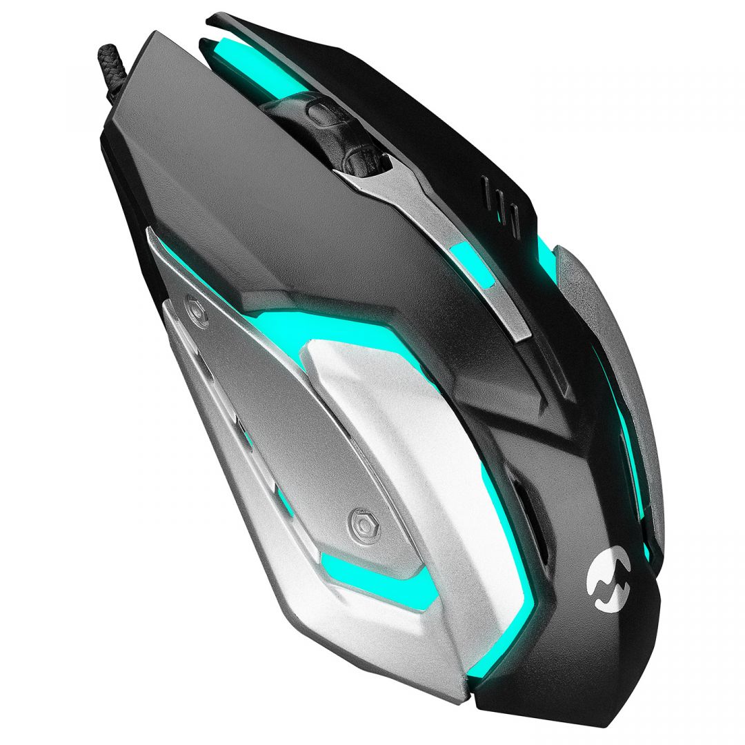 Everest SM-G72 RGB Gaming Optical Mouse Black/Silver