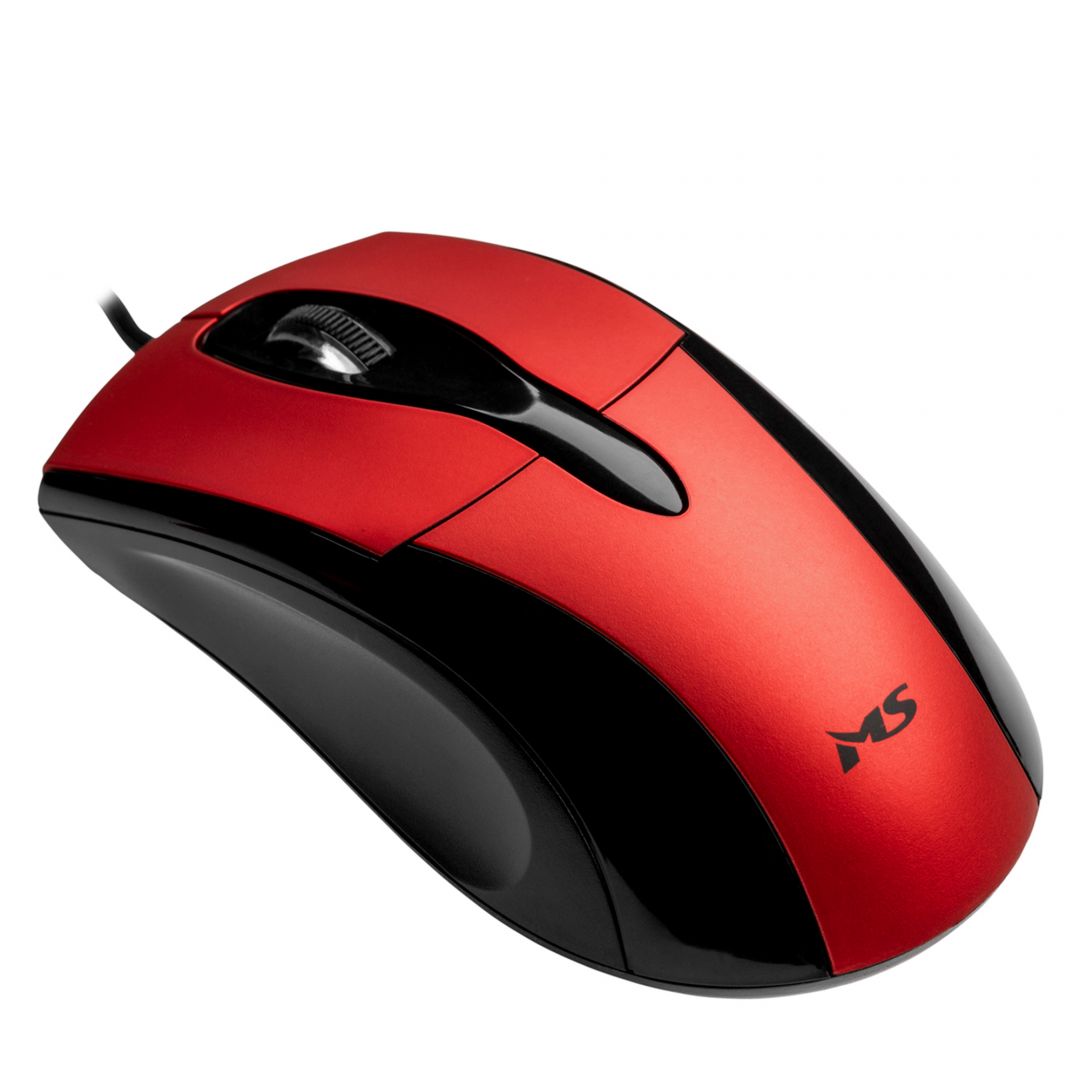 MS Focus C110 Wired mouse Black/Red