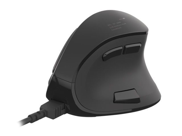 natec Euphonie Wireless Vertical mouse Black