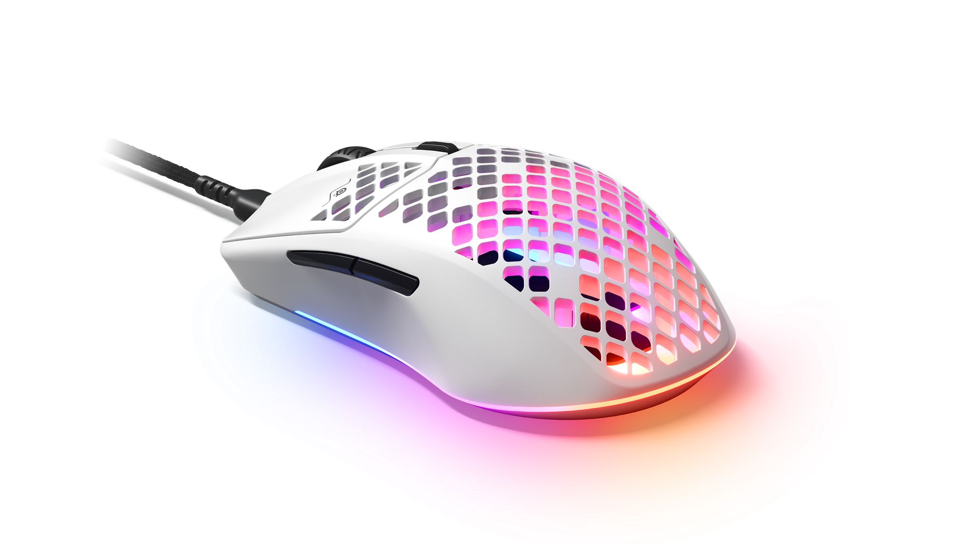 Steelseries Aerox 3 2022 Edition Gaming mouse Snow