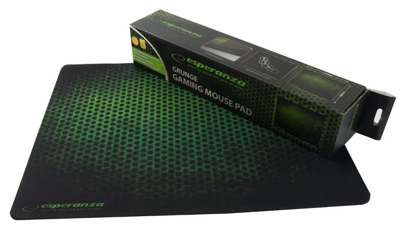 Esperanza Grunge Gaming Mousepad Black/Green