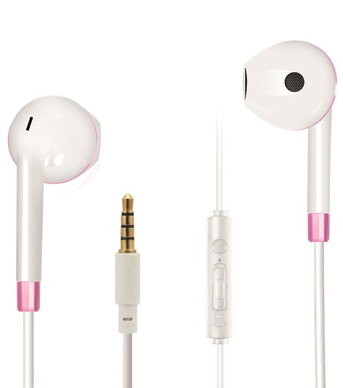 2GO Comfort In-Ear Stereo Headset White/Pink