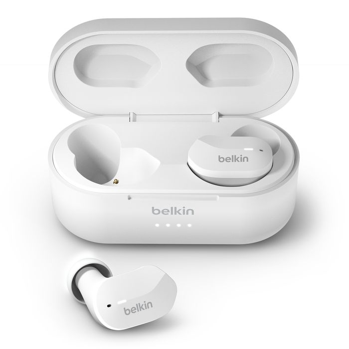 Belkin SoundForm True Wireless Earbuds Headset White