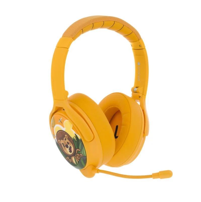 BuddyPhones Cosmos+ Bluetooth Headset for Kids Sun Yellow