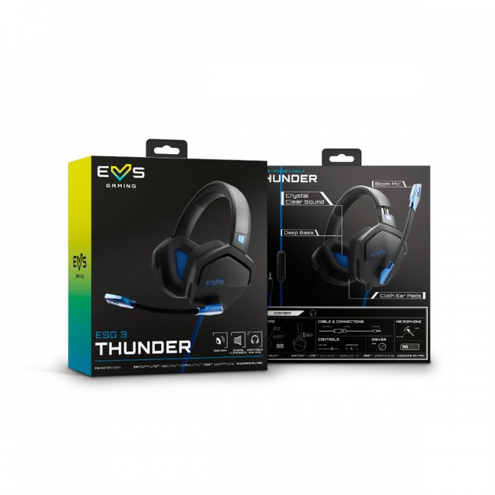 Energy Sistem ESG 3 Thunder Gaming Headset Black/Blue