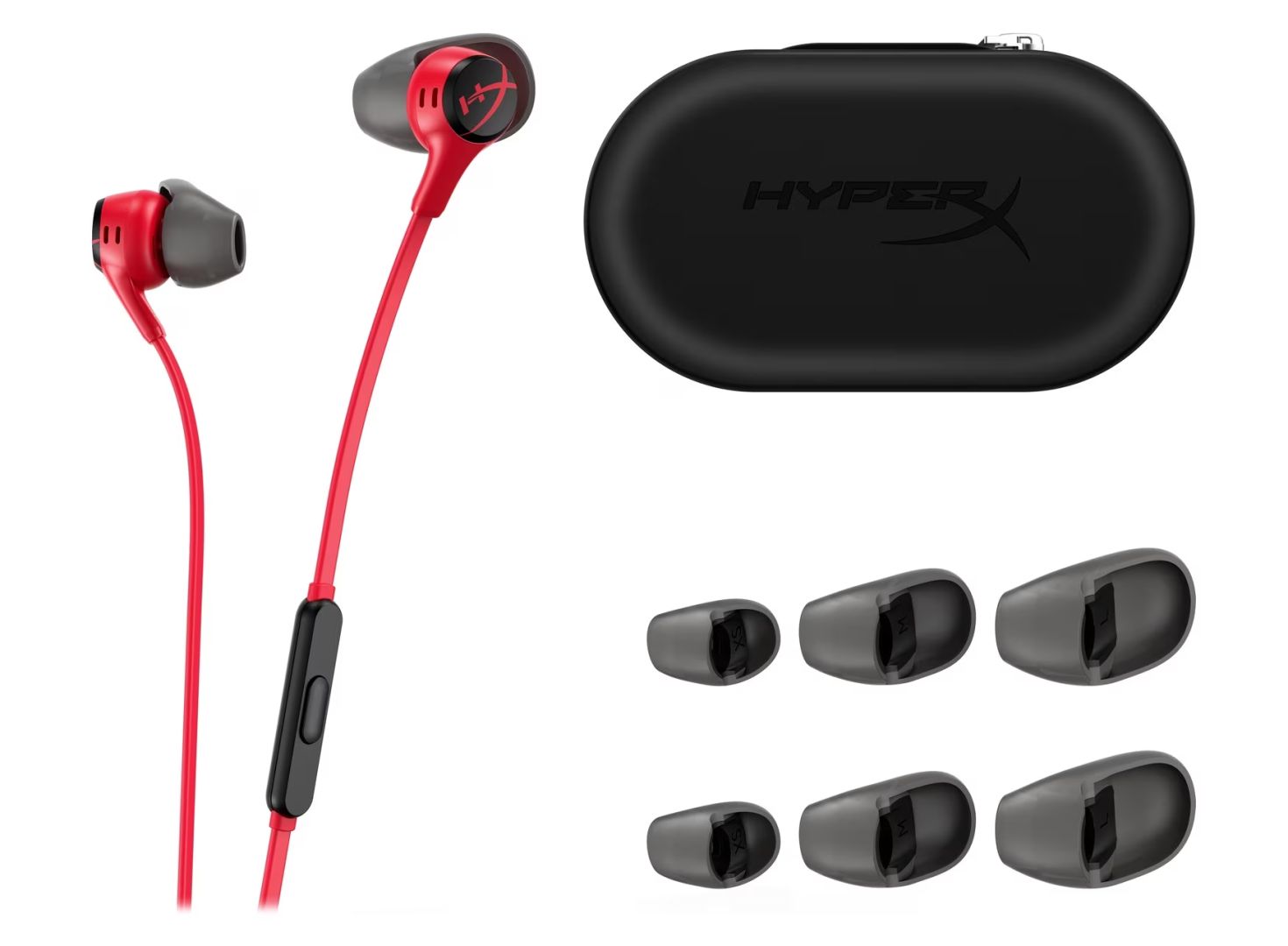 HP HyperX Cloud Earbuds II Red