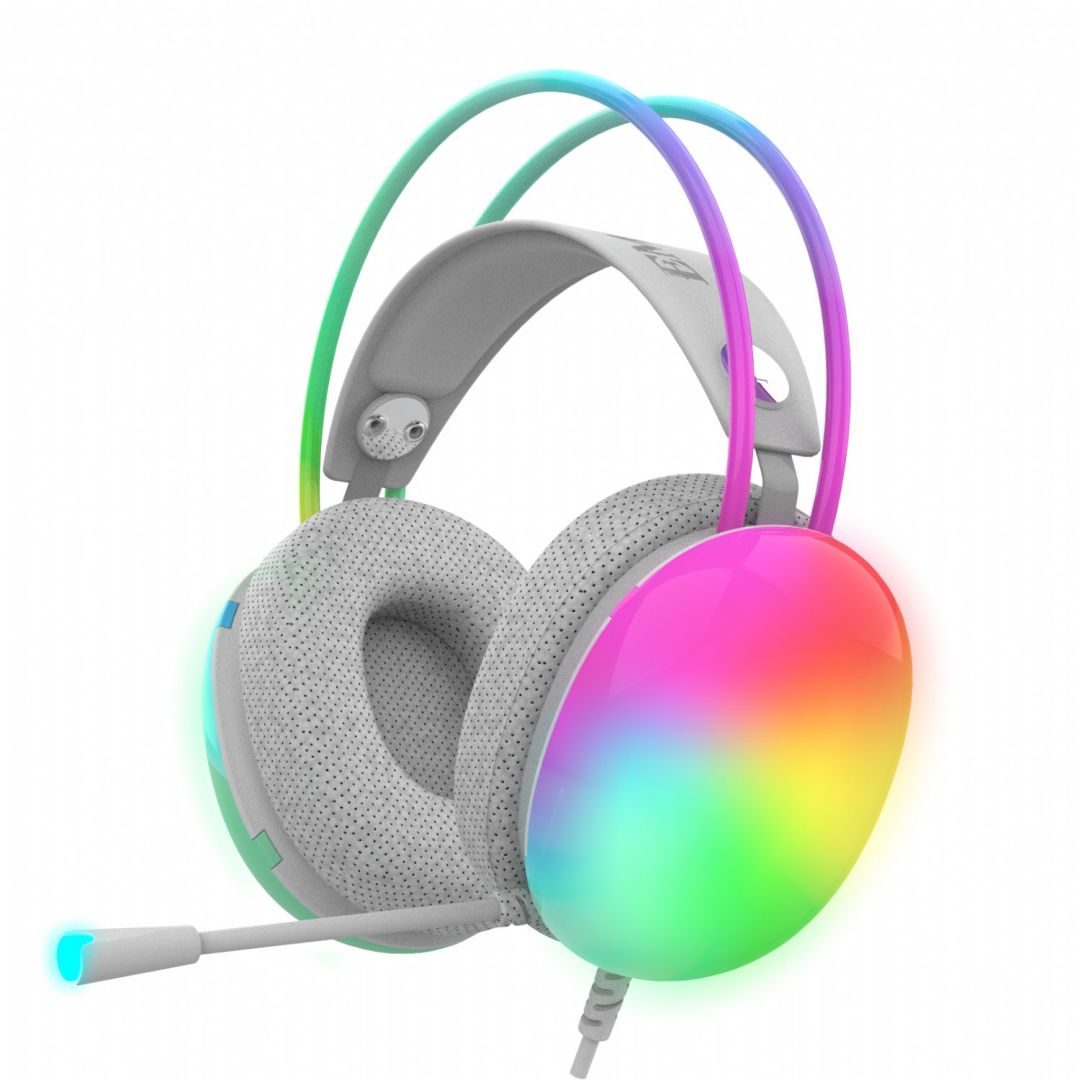 INCA IGK-X8Y RGB Gaming Headset Grey