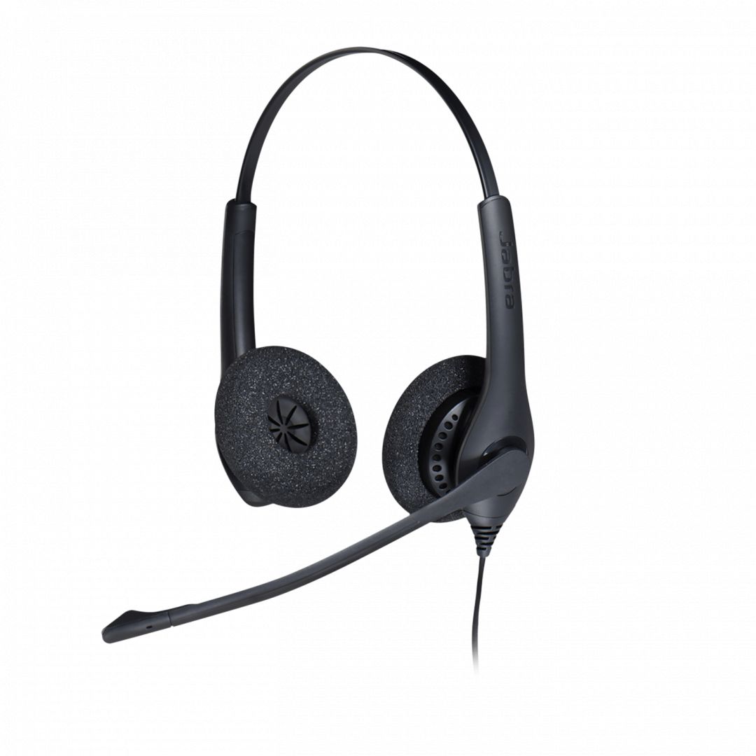 Jabra Biz 1500 Duo Headset Black