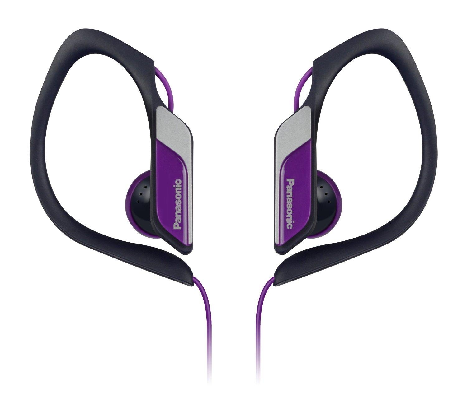 Panasonic RP-HS34E-V clip on Black/Violet