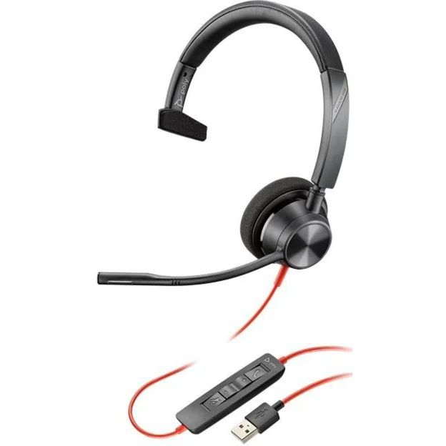 Poly Plantronics Blackwire 3310 USB-A Headset Black