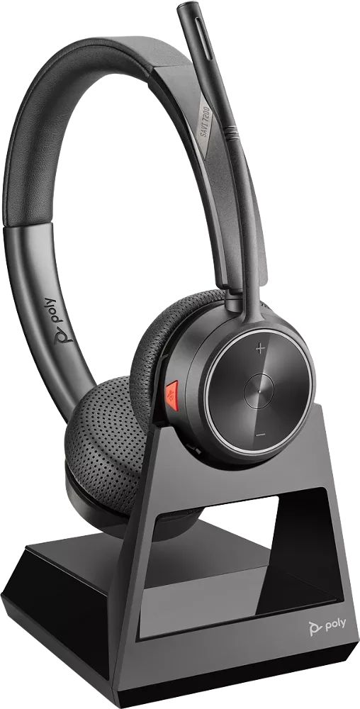 Poly Plantronics Savi 7220 (RJ11) Office Wireless Headset Black