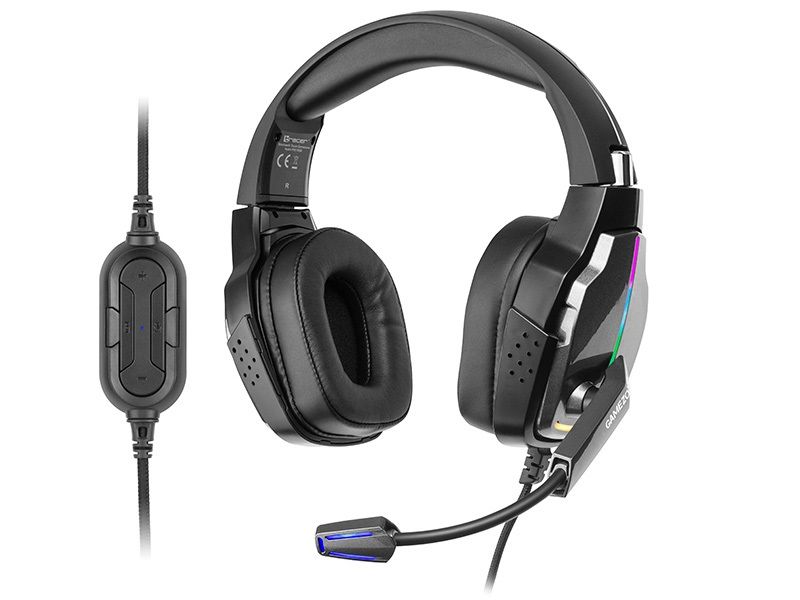 Tracer Hydra Pro GameZone RGB Gaming Headset Black