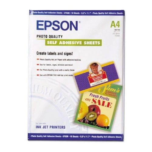 Epson Self-Adhesive Photo Paper 167g A4 10db Öntapadós Fotópapír