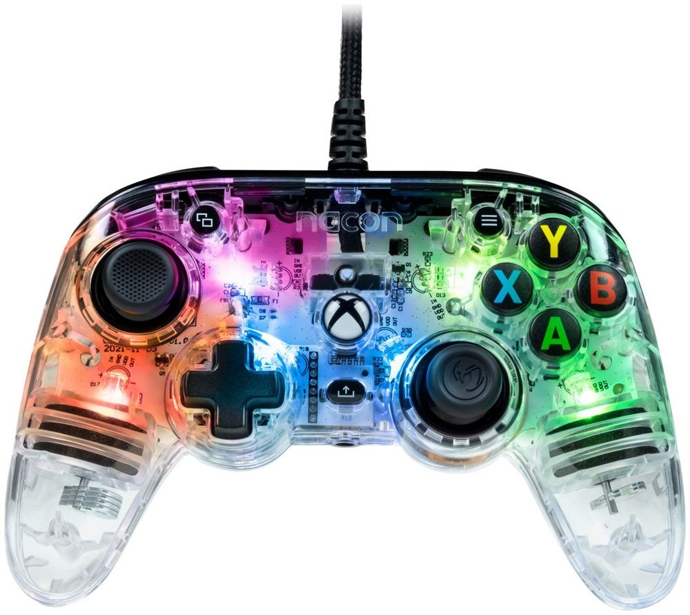 Nacon Pro Compact Xbox Series RGB Gamepad Transparent