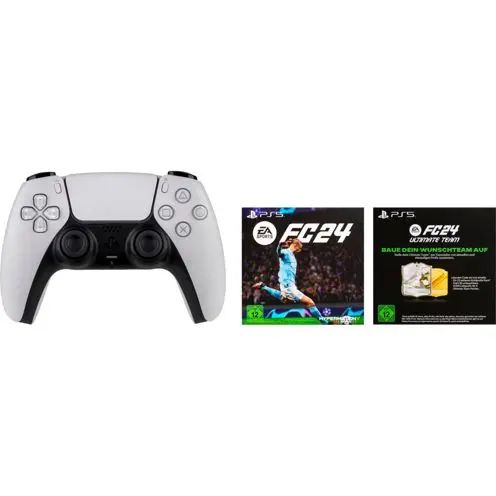 Sony PlayStation 5 DualSense Wireless Gamepad White + FC24