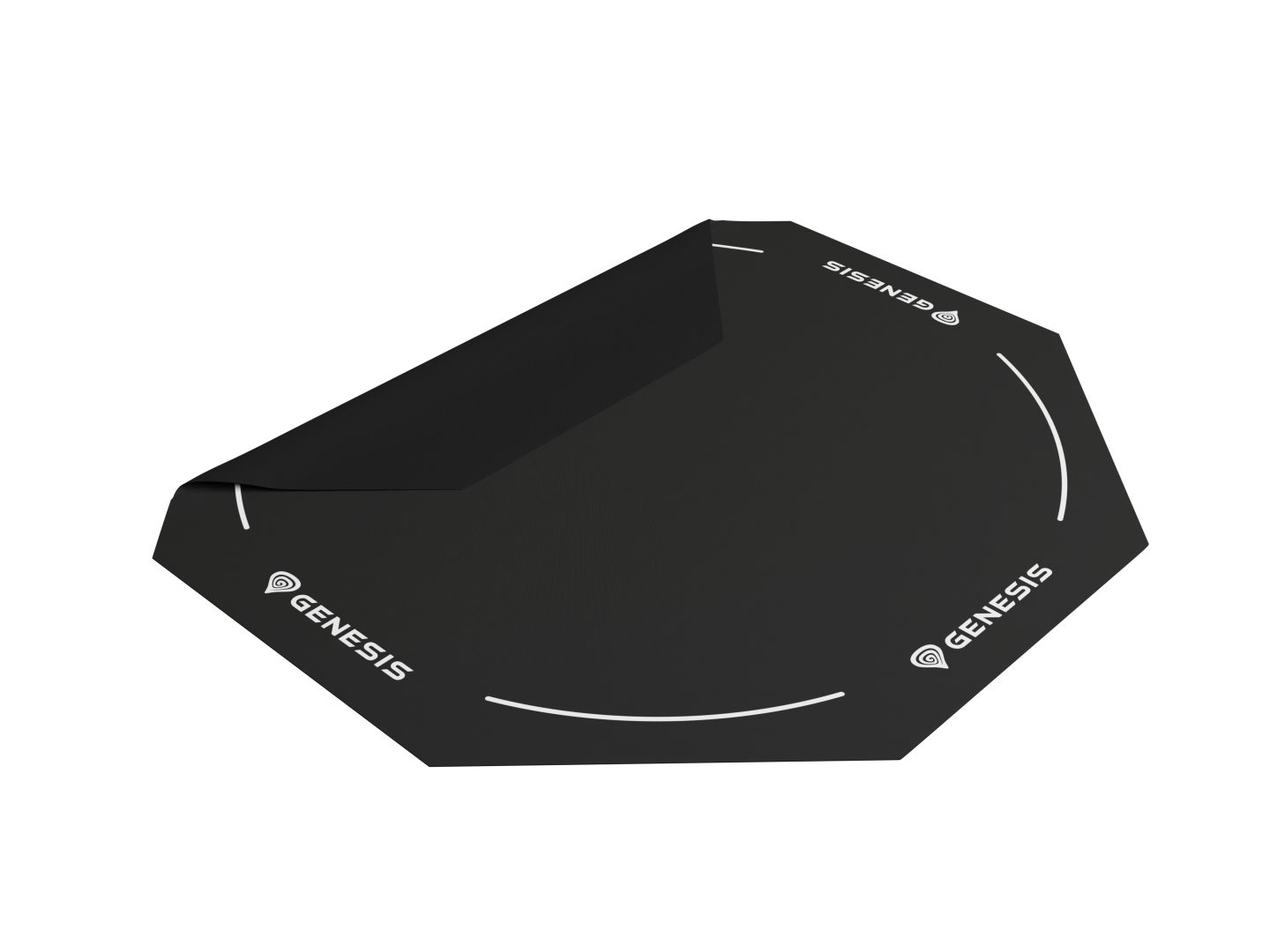 Baseus Tellur 400 Octagon Logo Protective Gaming Szőnyeg Black/White