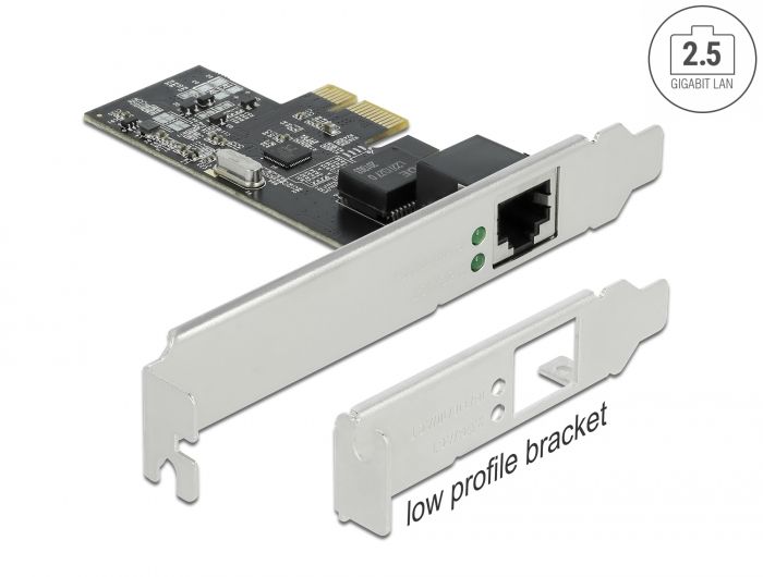 DeLock PCI Express x1 Card 1 x RJ45 2.5 Gigabit LAN RTL8125