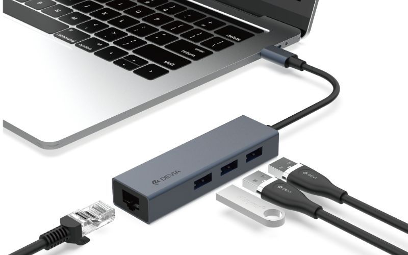 Devia ST364235 5in1 Type-C USB hub