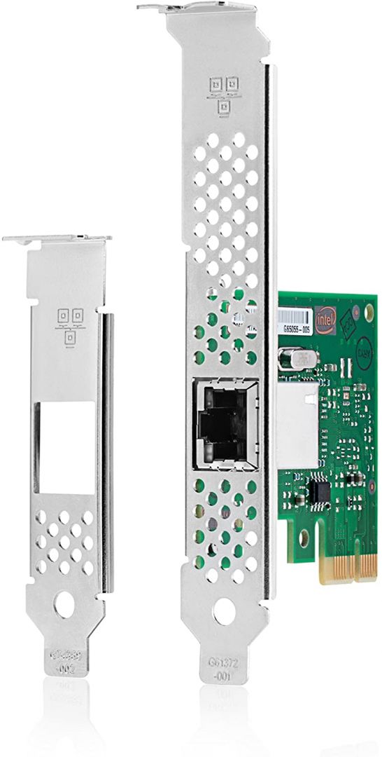 HP Intel Ethernet I210-T1 GbE NIC PCIe x1 + Low Profile Bracket