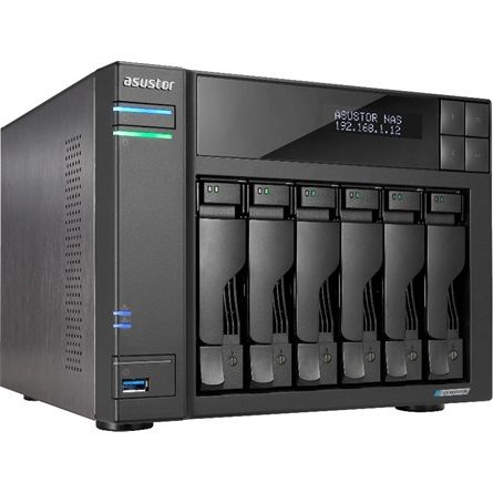 Asustor NAS AS6706T (8GB) (6xHDD + 4xM.2 SSD)