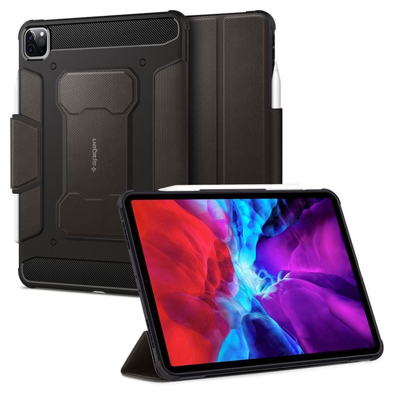 Spigen Rugged Armor Pro, gunmetal - iPad Pro 11