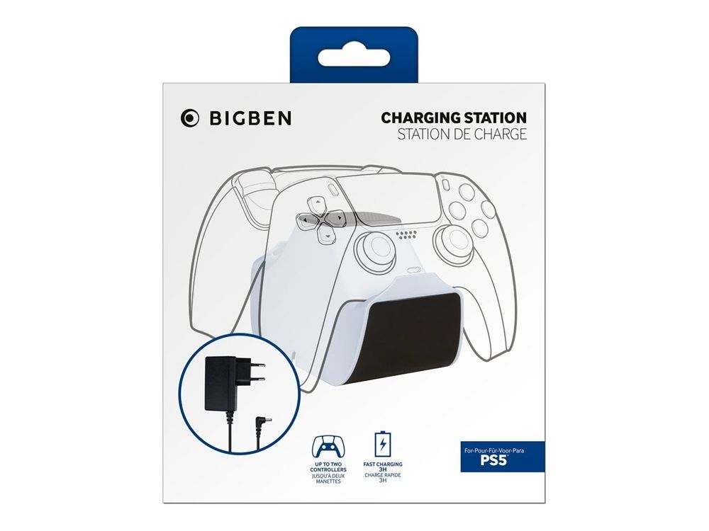 Bigben Interactive PS5 Dual töltőállomás White