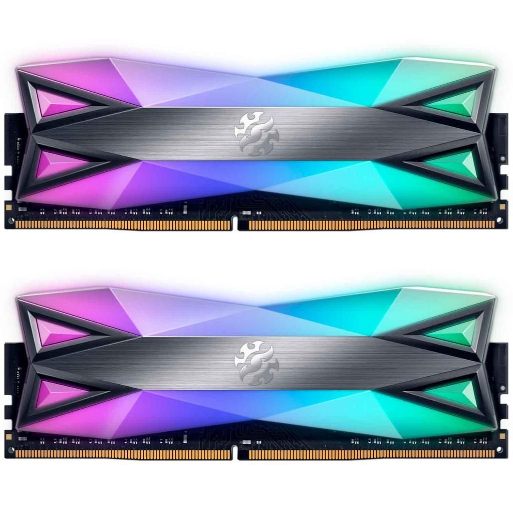 A-Data 16GB DDR4 3200MHz Kit(2x8GB) XPG Spectrix D60G RGB Tungsten Grey