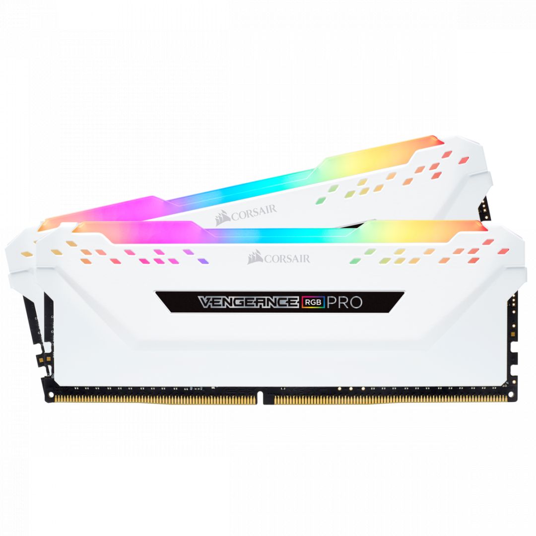 Corsair 16GB DDR4 2666MHz Kit(2x8GB) Vengeance RGB Pro White