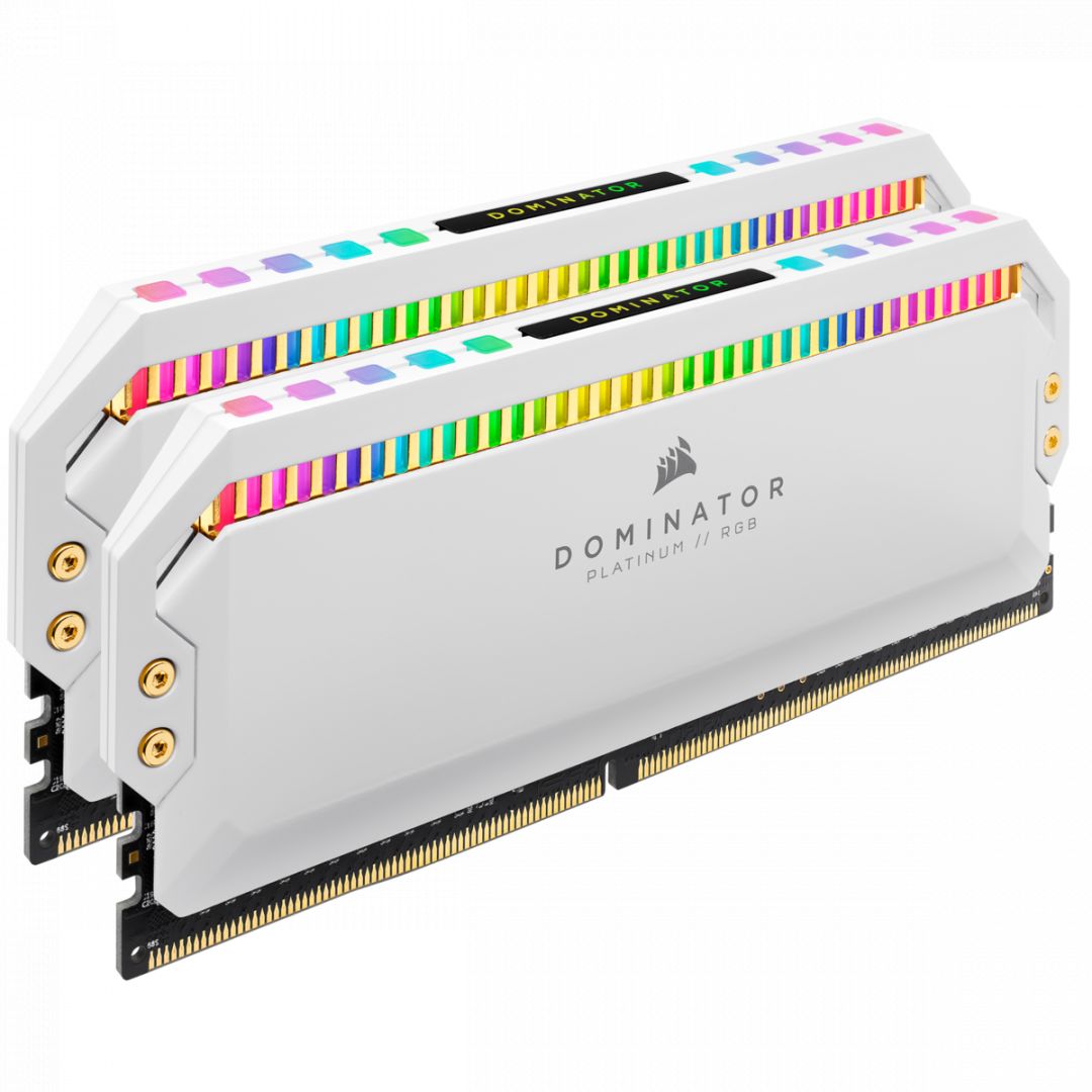 Corsair 16GB DDR4 3200MHz Kit(2x8GB) Dominator Platinum RGB White