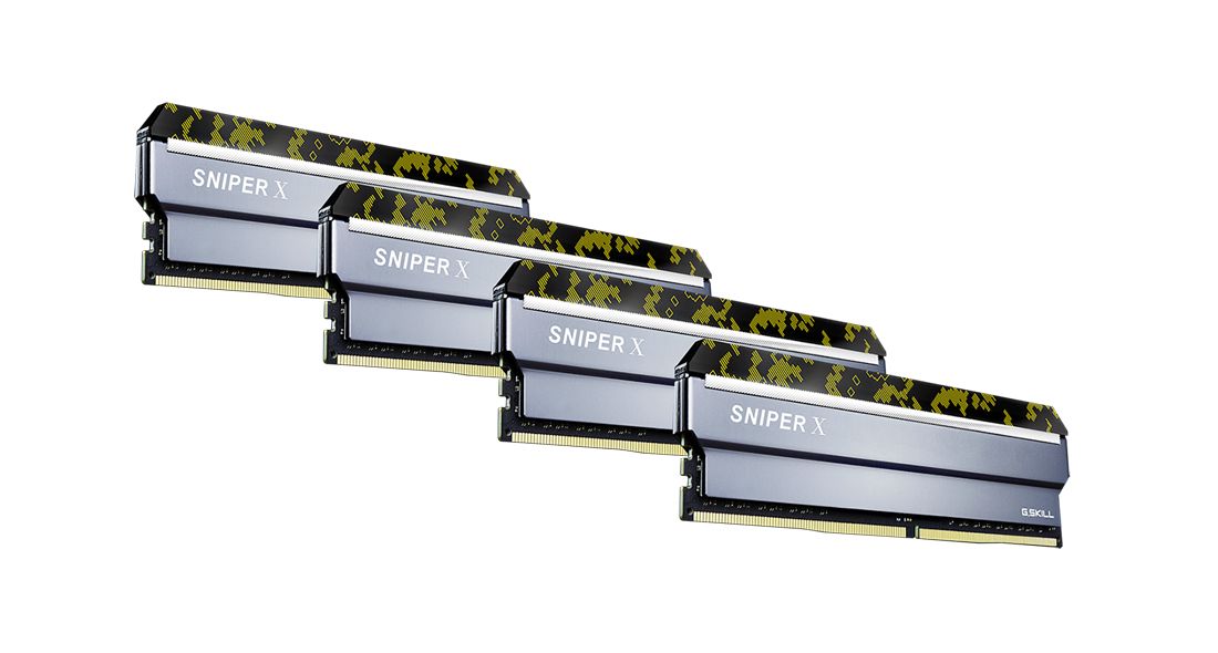 G.SKILL 64GB DDR4 3600MHz Kit(4x16GB) Sniper X Digital Camouflage