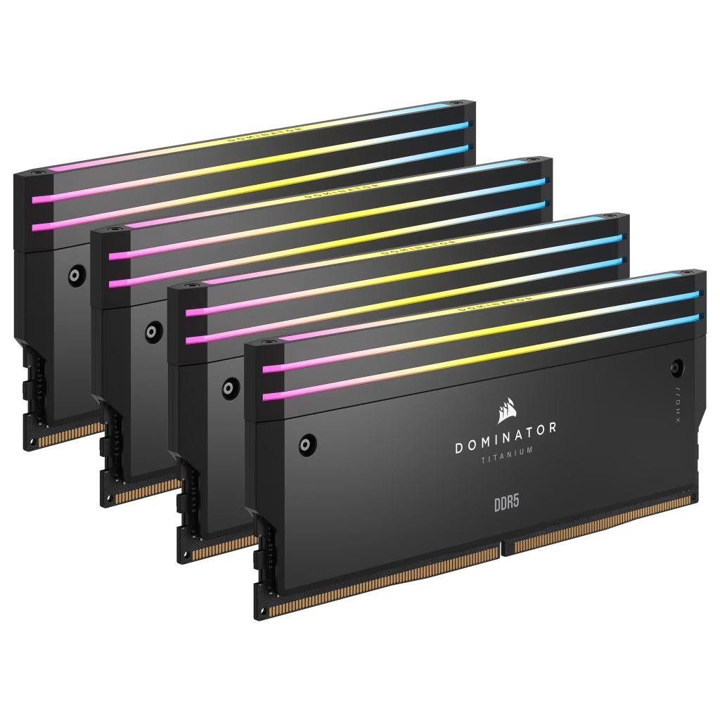 Corsair 64GB DDR5 6400MHz Kit(4x16GB) Dominator Titanium RGB