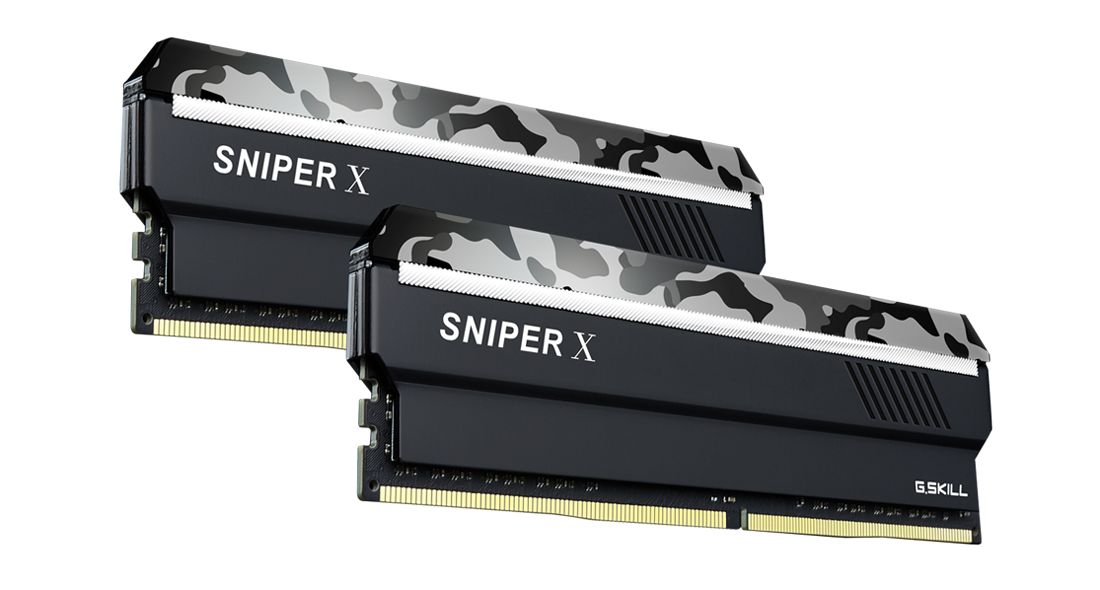 G.SKILL 16GB DDR4 3000MHz Kit(2x8GB) Sniper X Urban Camo