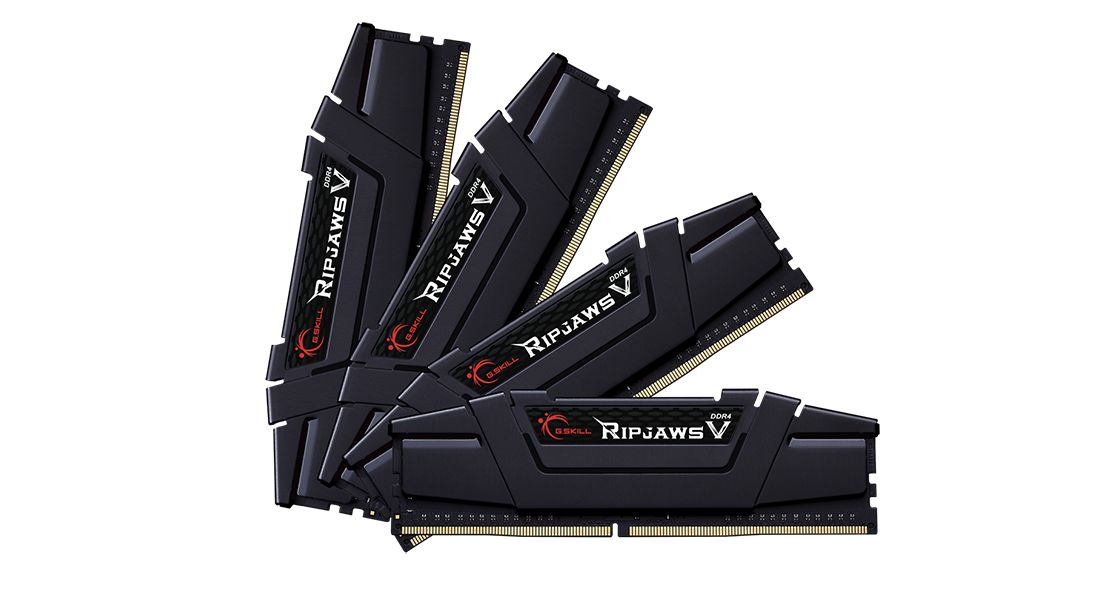 G.SKILL 32GB DDR4 4000Mhz Kit(4x8GB) Ripjaws V Black