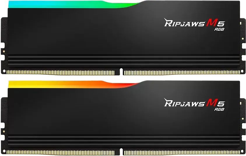 G.SKILL 32GB DDR5 5200MHz Kit(2x16GB) Ripjaws M5 RGB Black