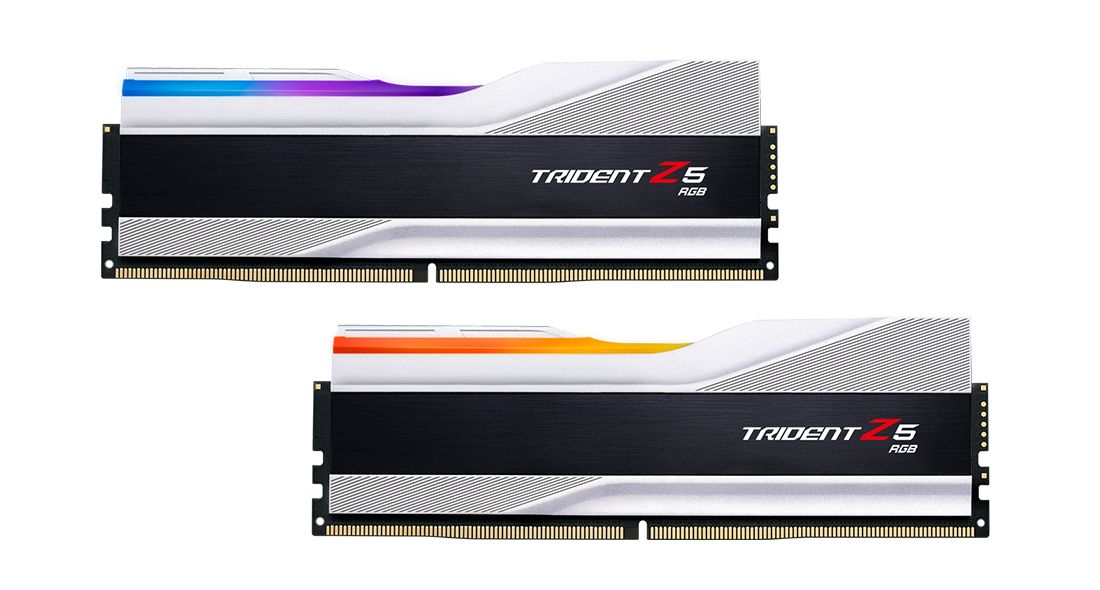 G.SKILL 32GB DDR5 5600MHz Kit(2x16GB) Trident Z5 RGB Silver