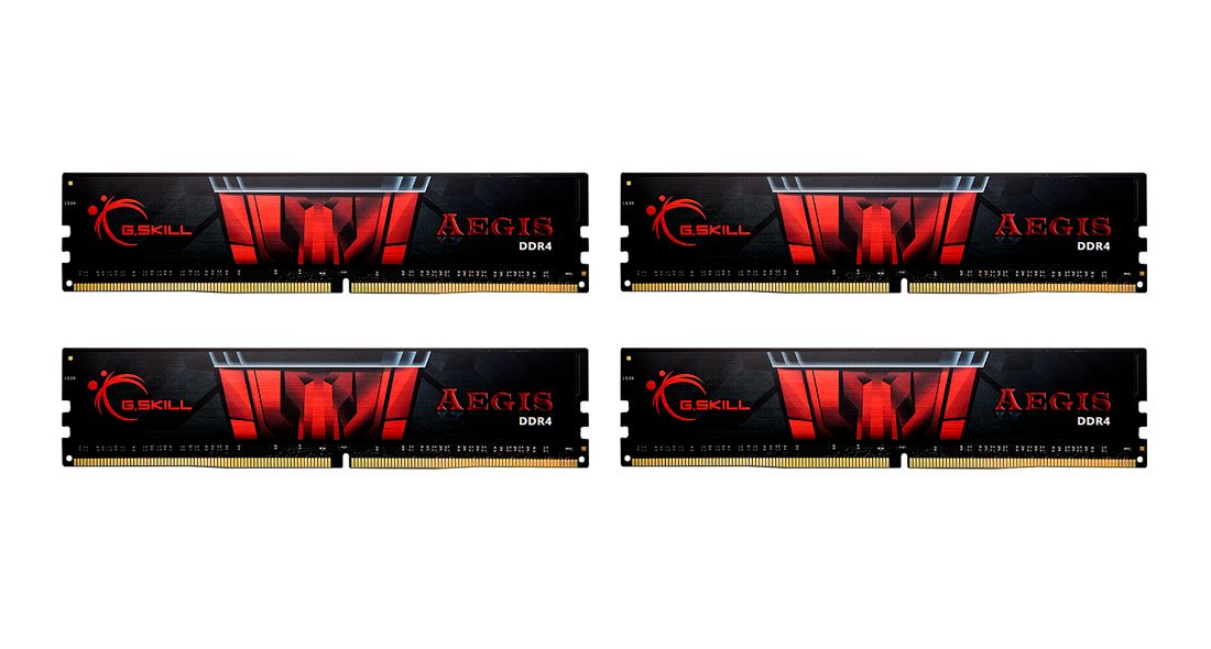 G.SKILL 64GB DDR4 2400Mhz Kit(4x16GB) AEGIS