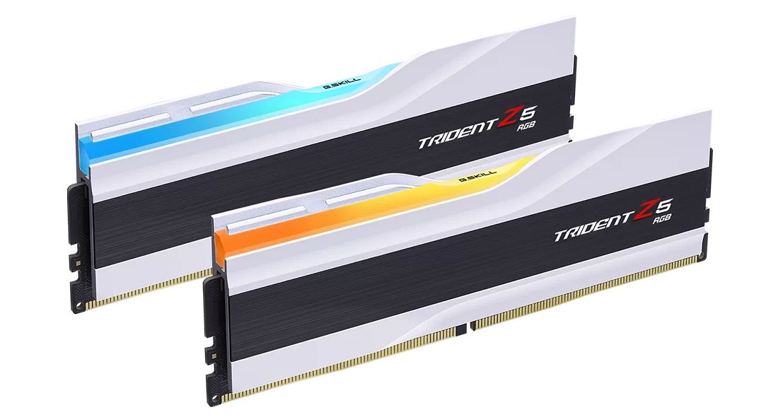 G.SKILL 64GB DDR5 6000MHz Kit(2x32GB) Trident Z5 RGB Matte White