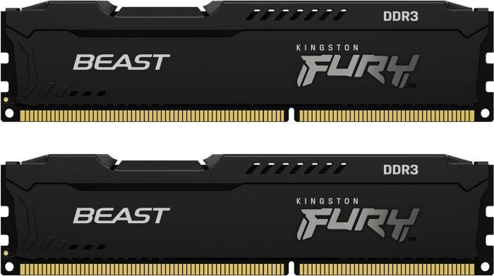 Kingston 16GB DDR3 1600MHz Kit(2x8GB) Fury Beast Black