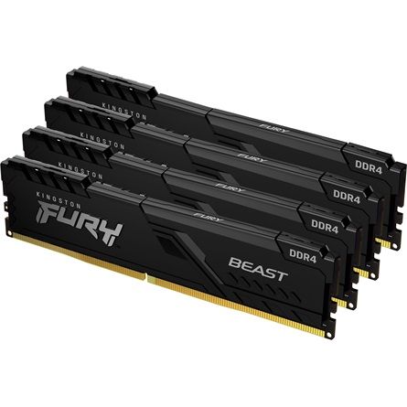 Kingston 32GB DDR4 3600MHz Kit(4x8GB) Fury Beast Black