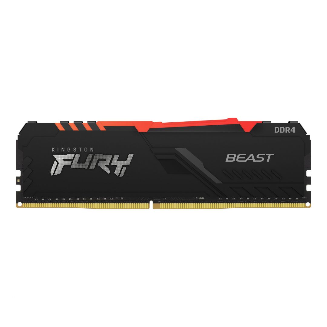 Kingston 8GB DDR4 2666MHz Fury Beast RGB Black